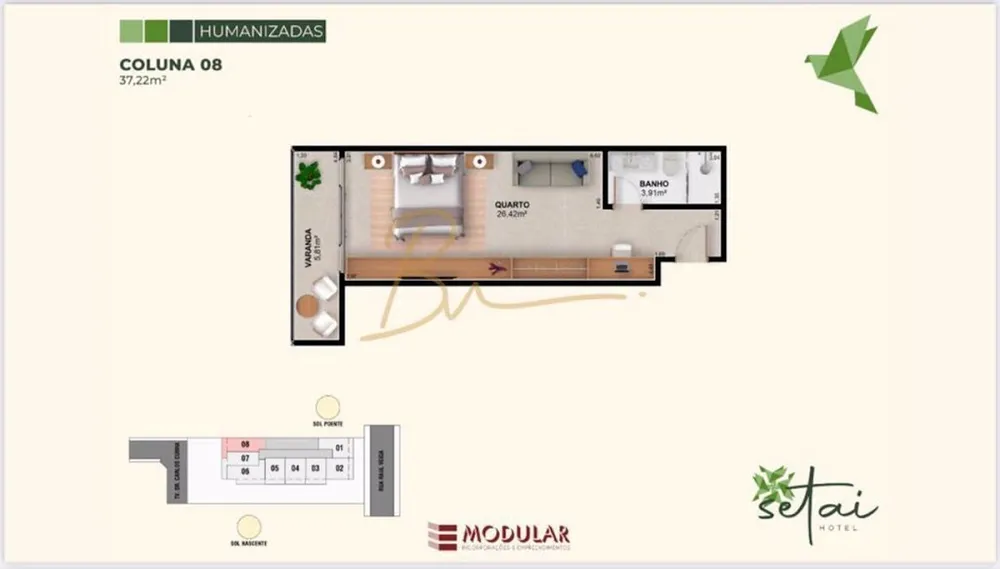 Apartamento, 1 quarto, 32 m² - Foto 5