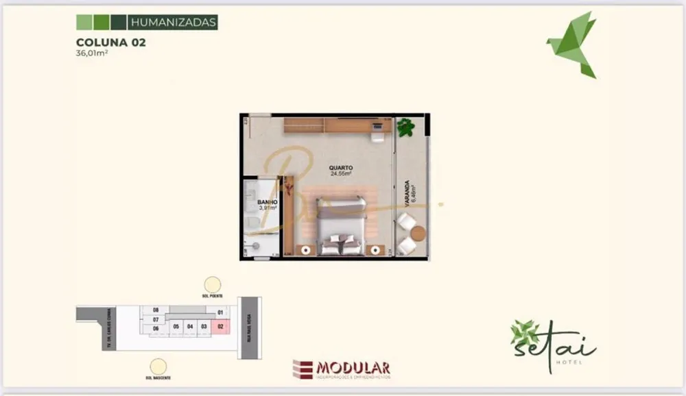Apartamento, 1 quarto, 32 m² - Foto 10