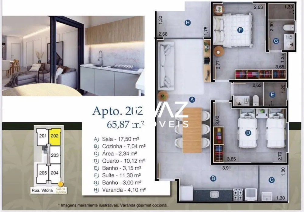 Apartamento, 2 quartos, 72 m² - Foto 8