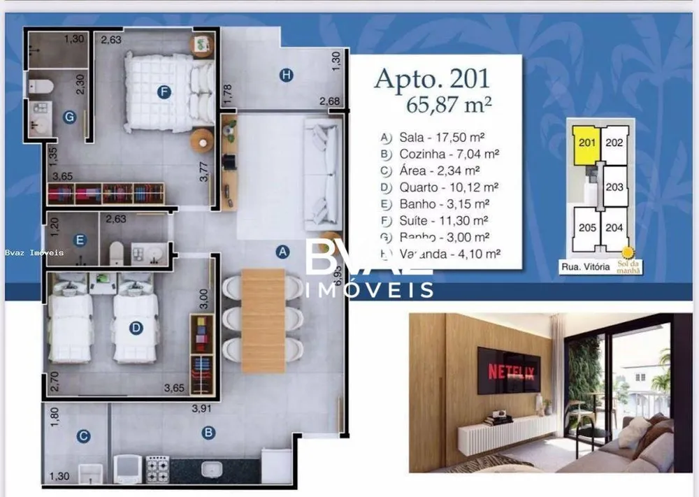 Apartamento, 2 quartos, 72 m² - Foto 7