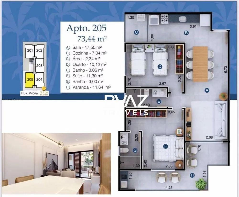 Apartamento, 2 quartos, 72 m² - Foto 13