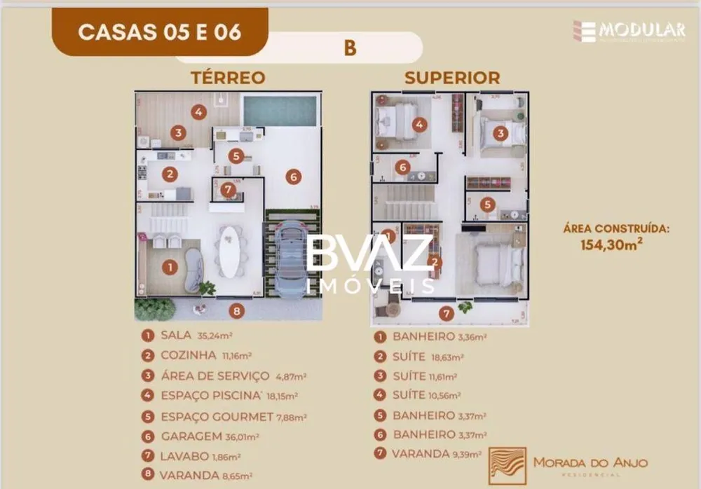 Casa de Condomínio, 4 quartos - Foto 39