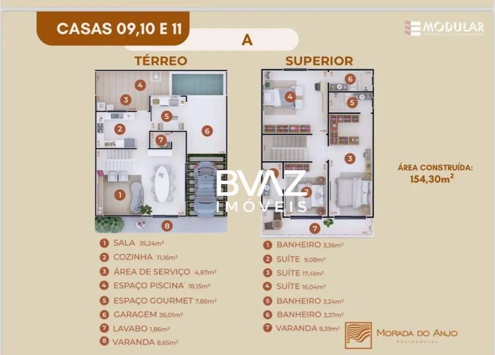 Casa de Condomínio, 4 quartos - Foto 40