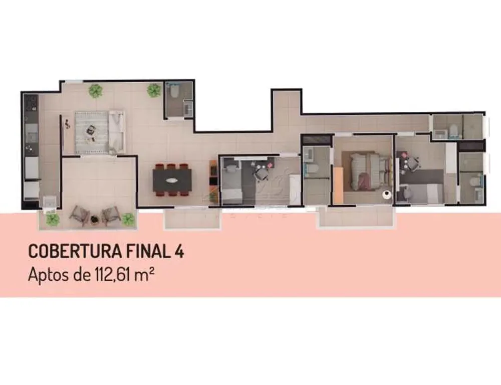 Apartamento, 3 quartos, 112 m² - Foto 1