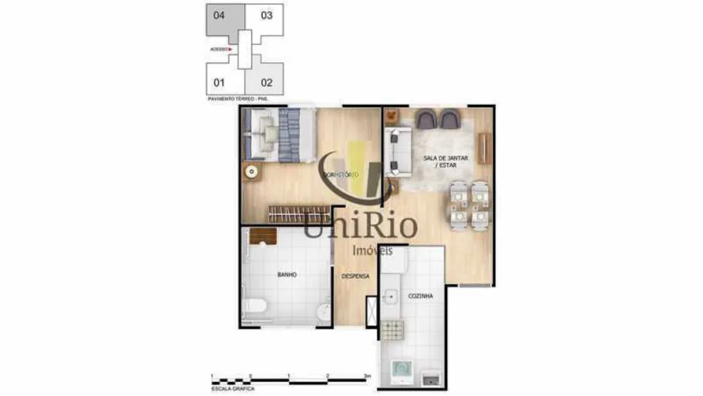 Apartamento, 1 quarto, 42 m² - Foto 19