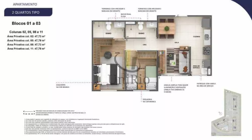Apartamento, 2 quartos, 48 m² - Foto 21
