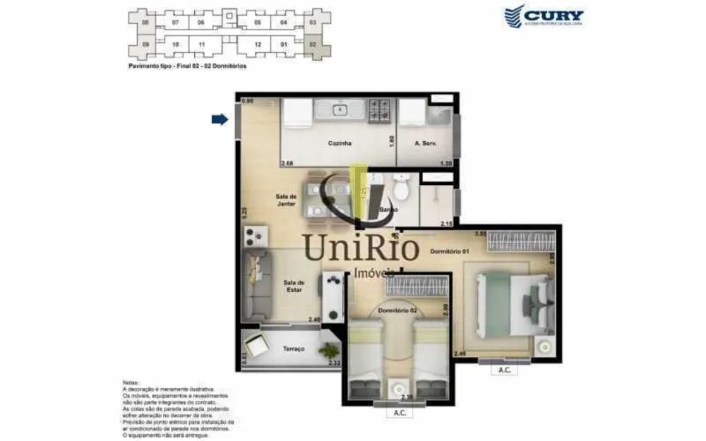 Apartamento, 2 quartos, 54 m² - Foto 21