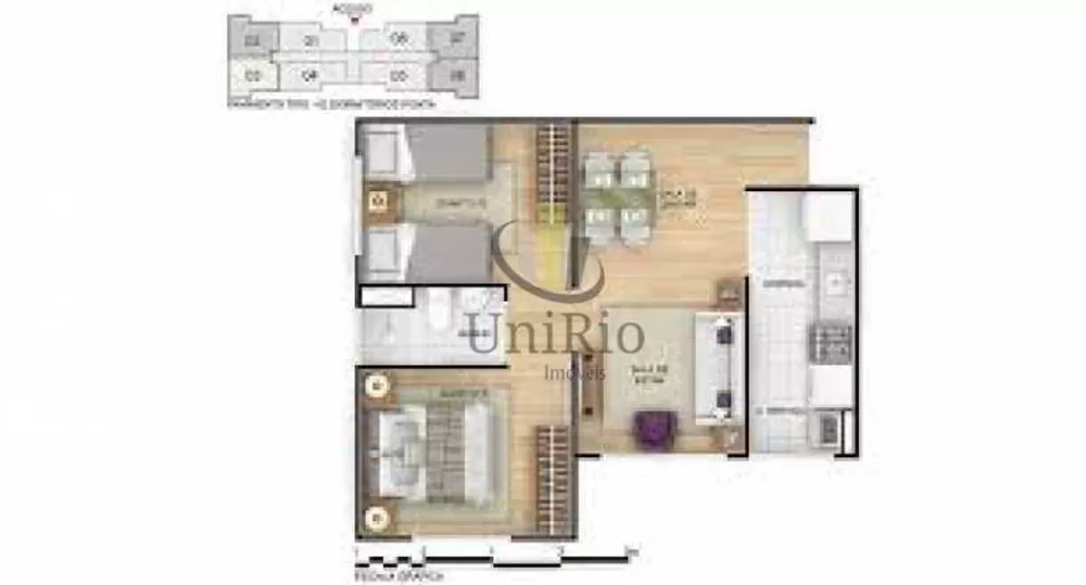Apartamento, 2 quartos, 42 m² - Foto 15