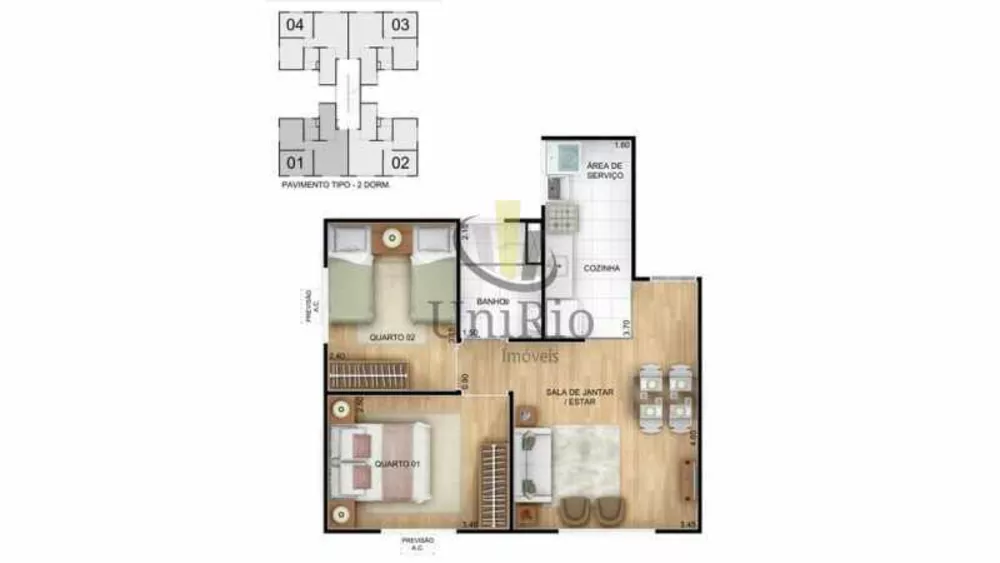 Apartamento, 2 quartos, 47 m² - Foto 15