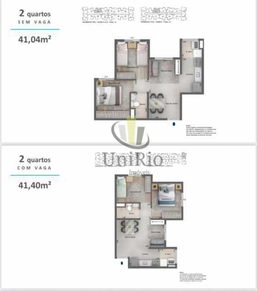 Apartamento, 2 quartos, 42 m² - Foto 2