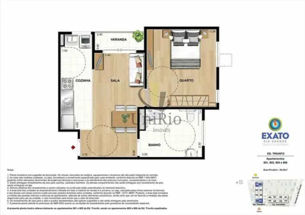 Apartamento, 1 quarto, 46 m² - Foto 29