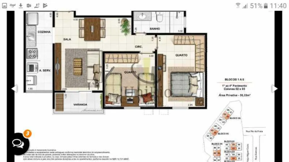 Apartamento, 2 quartos, 57 m² - Foto 19