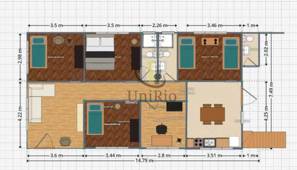 Casa, 3 quartos, 750 m² - Foto 7