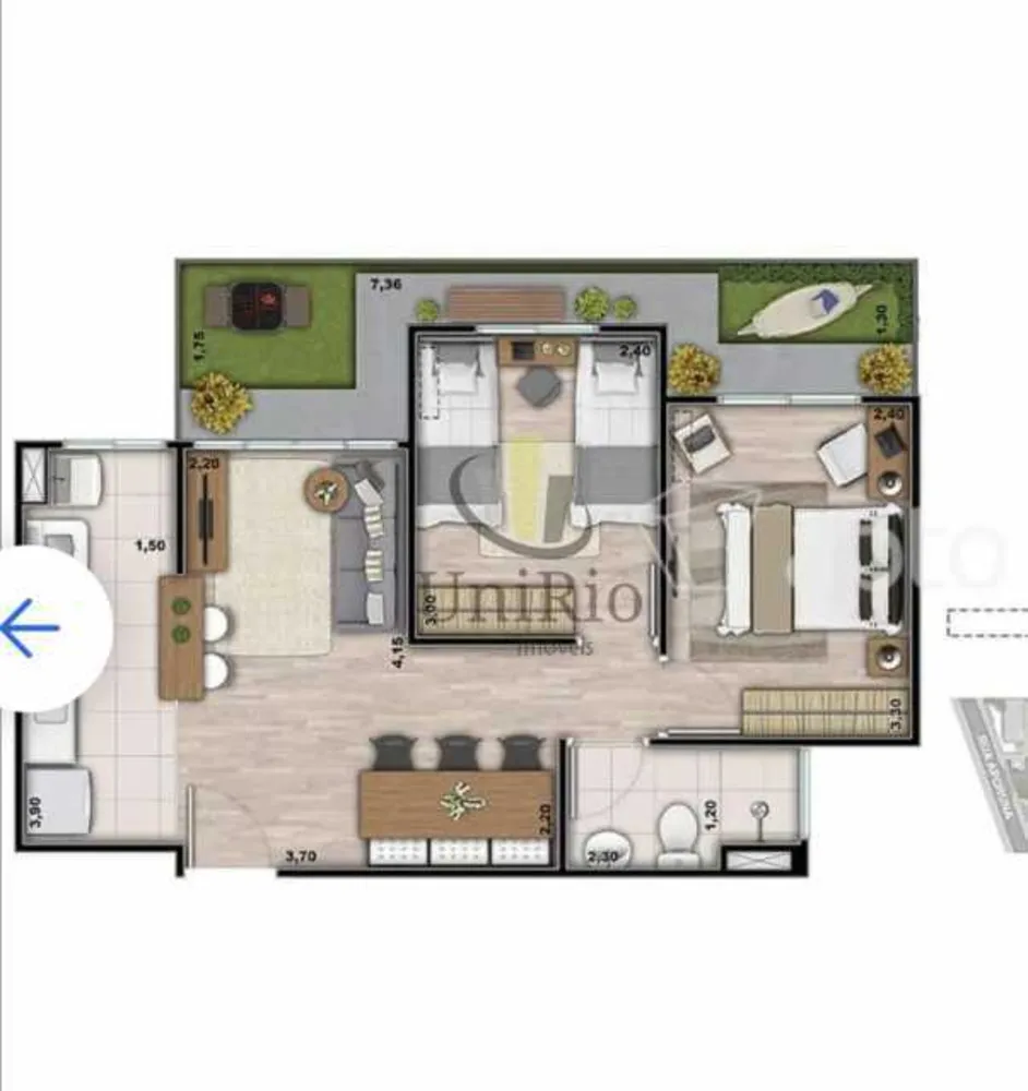 Apartamento, 2 quartos, 41 m² - Foto 13