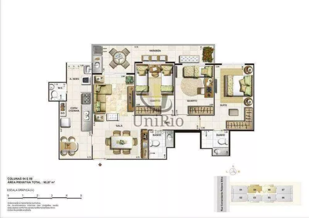 Apartamento, 3 quartos, 91 m² - Foto 21