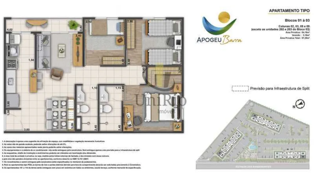 Apartamento, 3 quartos, 57 m² - Foto 11