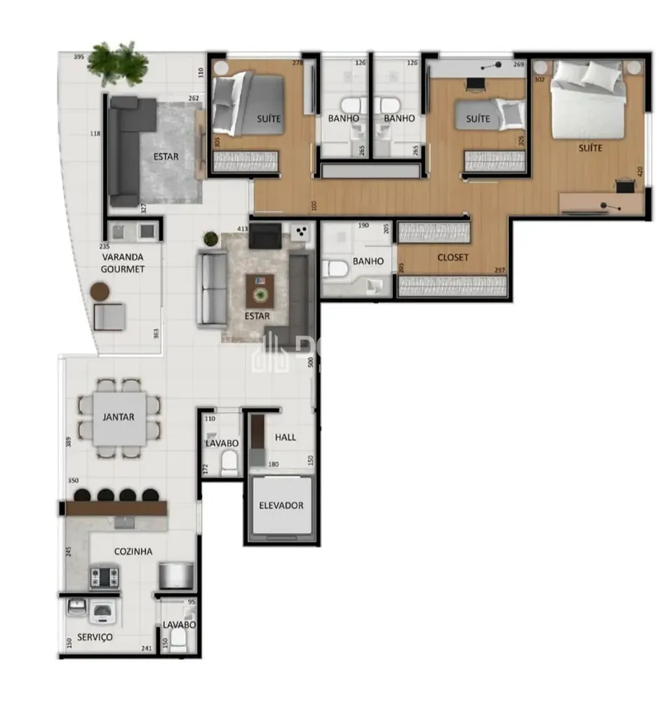 Apartamento, 3 quartos, 150 m² - Foto 21