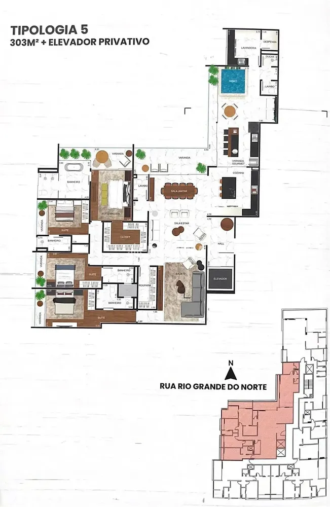 Apartamento, 4 quartos, 333 m² - Foto 4