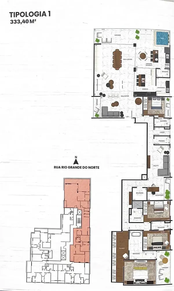 Apartamento, 4 quartos, 333 m² - Foto 7