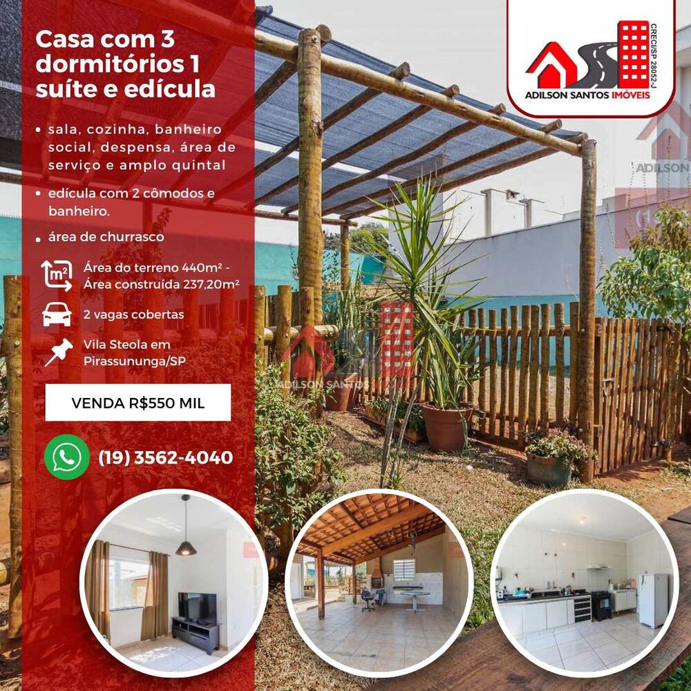 Casa, 3 quartos, 237 m² - Foto 1