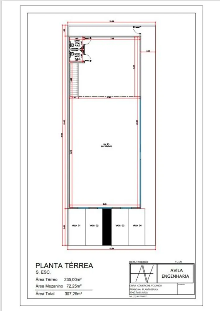 Loja-Salão, 235 m² - Foto 2