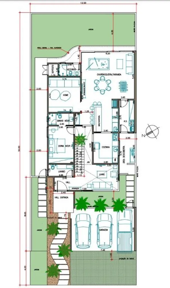 Casa de Condomínio, 4 quartos - Foto 1