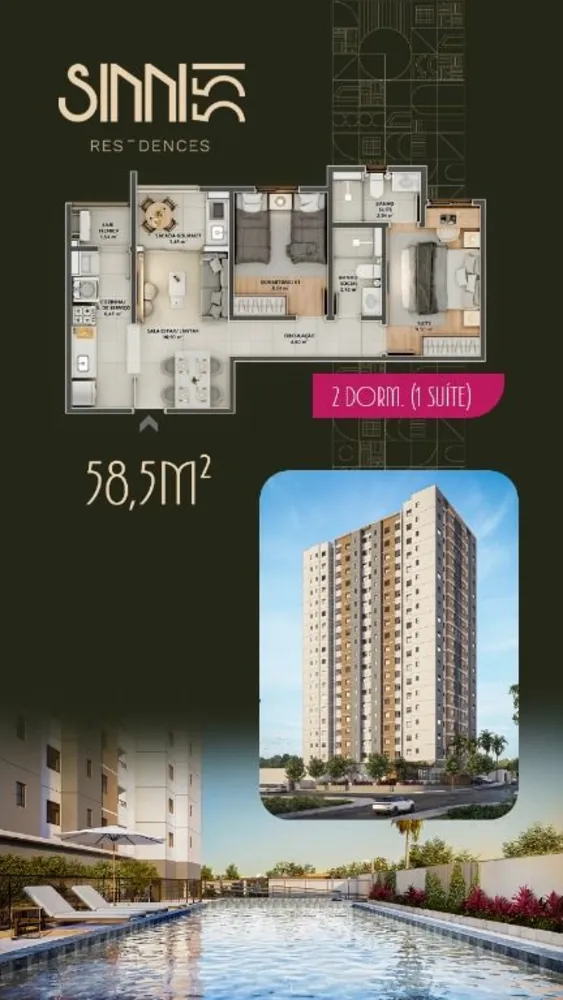 Apartamento, 2 quartos, 65 m² - Foto 1