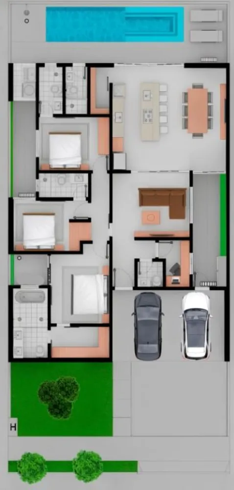 Casa de Condomínio, 3 quartos - Foto 8