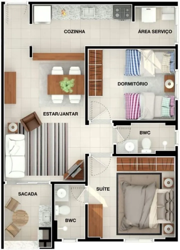Apartamento, 2 quartos, 70 m² - Foto 8