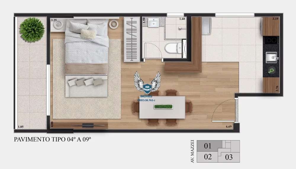 Apartamento, 3 quartos, 10 m² - Foto 13