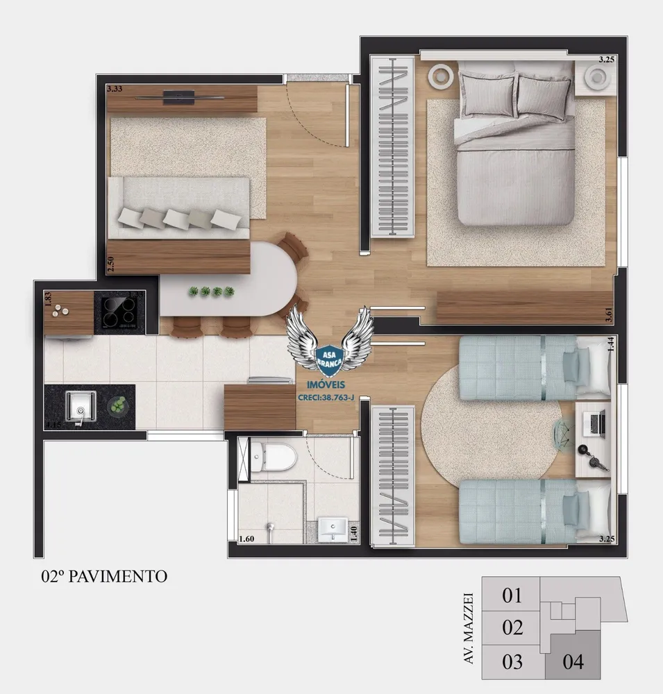 Apartamento, 3 quartos, 10 m² - Foto 16