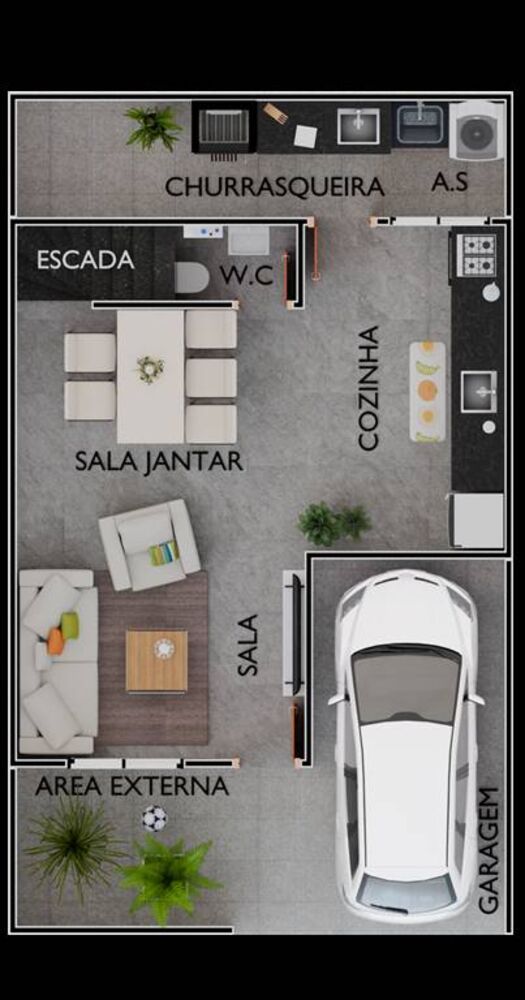 Sobrado, 2 quartos - Foto 3