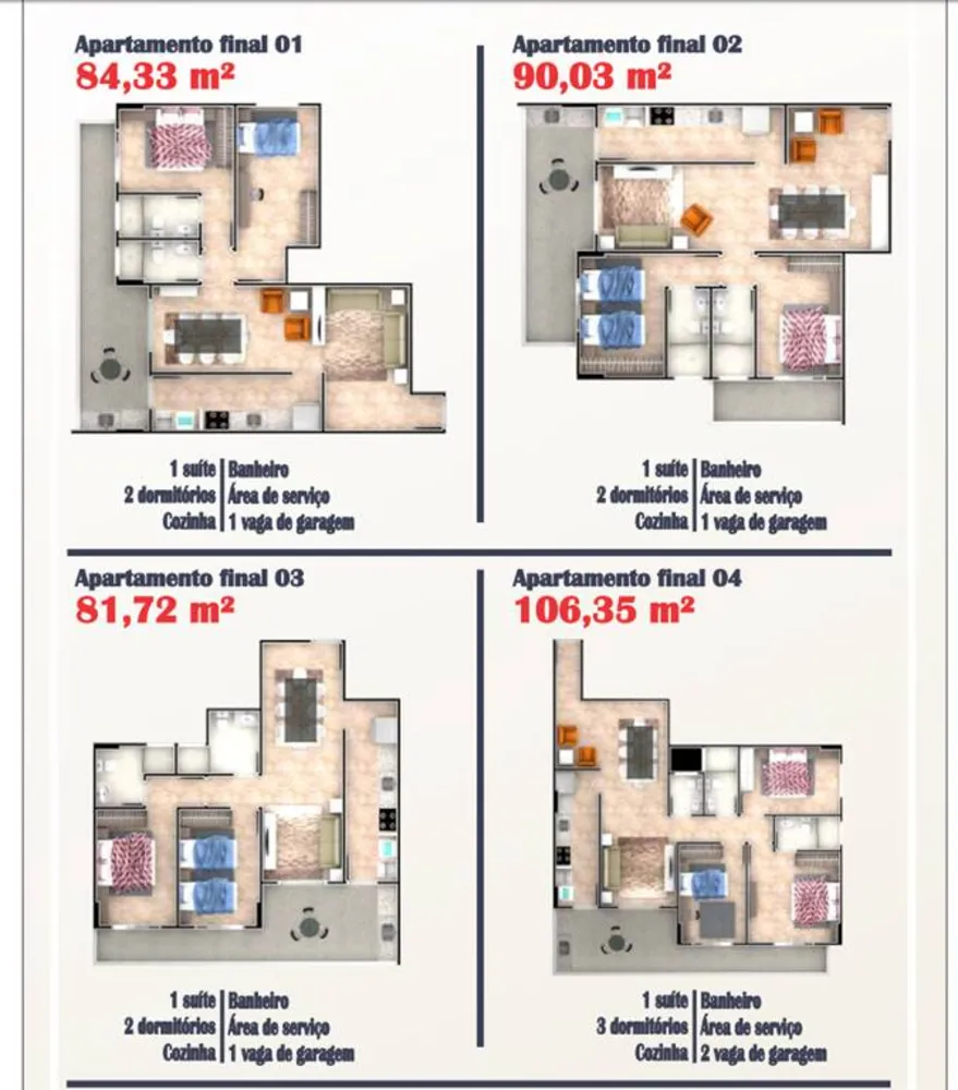 Apartamento, 3 quartos, 106 m² - Foto 2