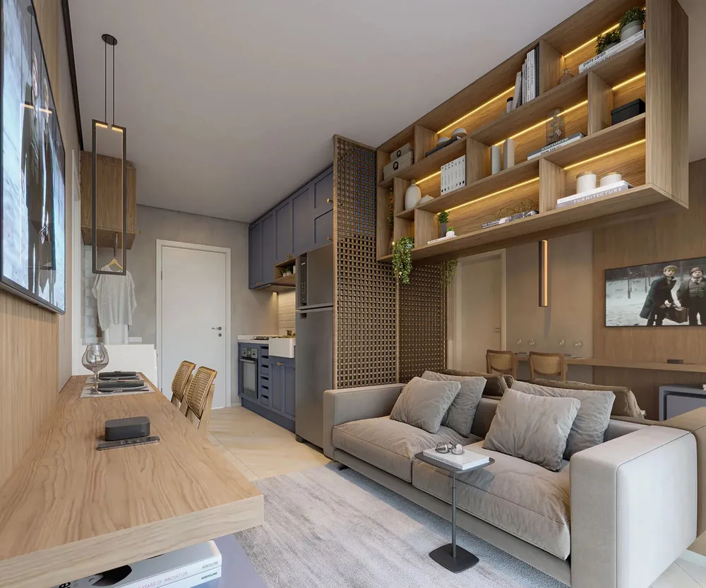Apartamento, 2 quartos, 34 m² - Foto 2