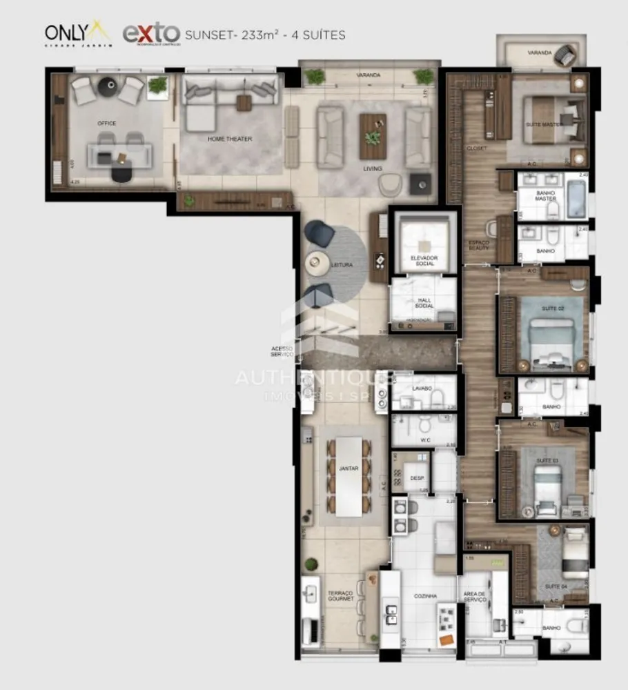 Apartamento, 3 quartos, 186 m² - Foto 11