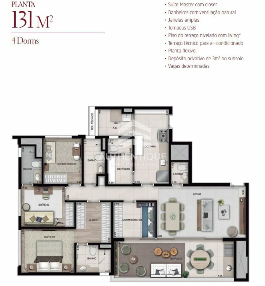 Cobertura, 4 quartos, 235 m² - Foto 8