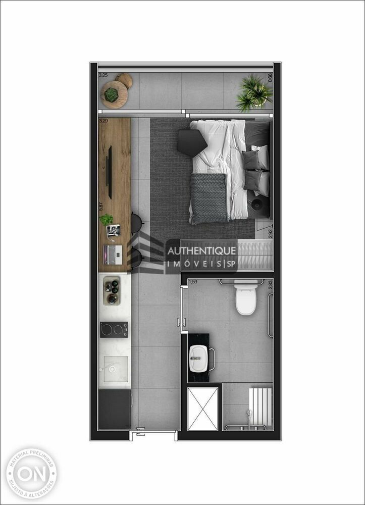 Apartamento, 1 quarto, 28 m² - Foto 20