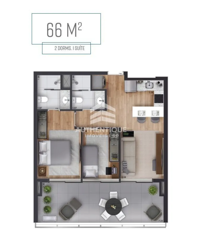Cobertura, 3 quartos, 191 m² - Foto 5