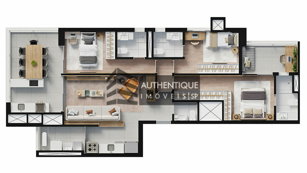 Apartamento à venda com 3 quartos, 88m² - Foto 7