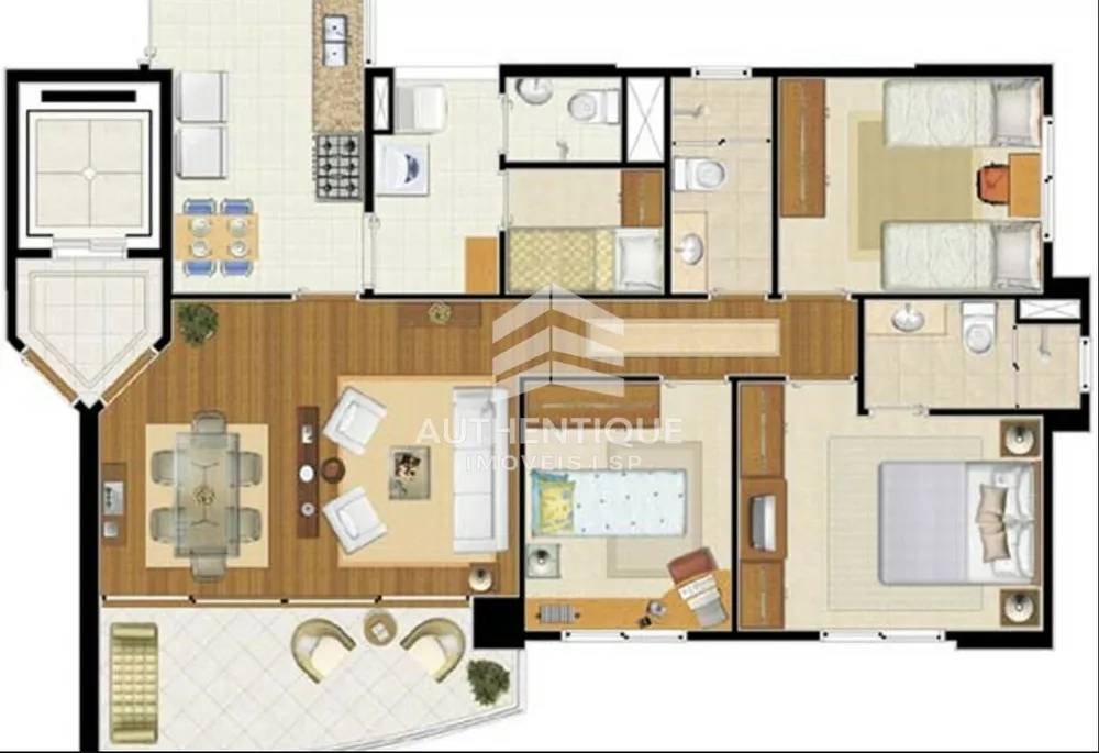 Apartamento, 3 quartos, 125 m² - Foto 7