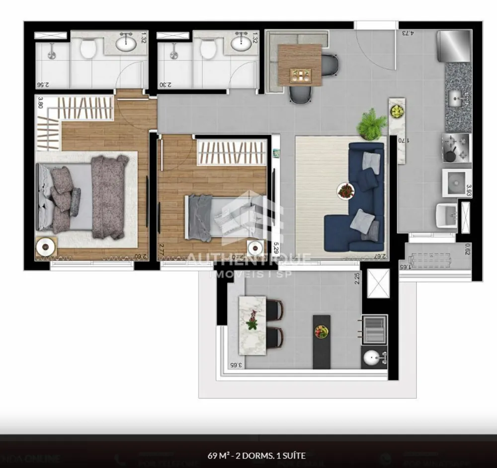Apartamento, 3 quartos, 94 m² - Foto 9