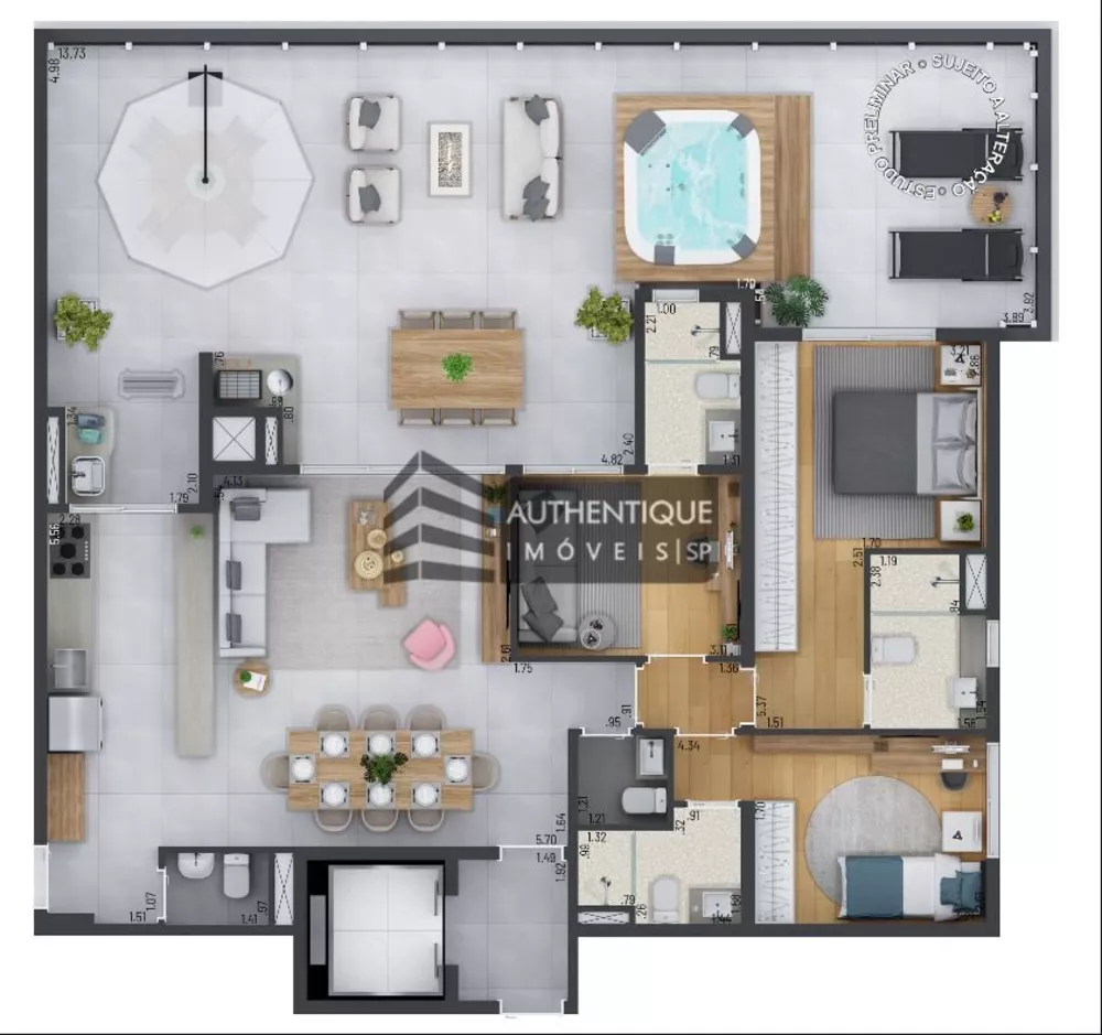 Apartamento, 3 quartos, 121 m² - Foto 4