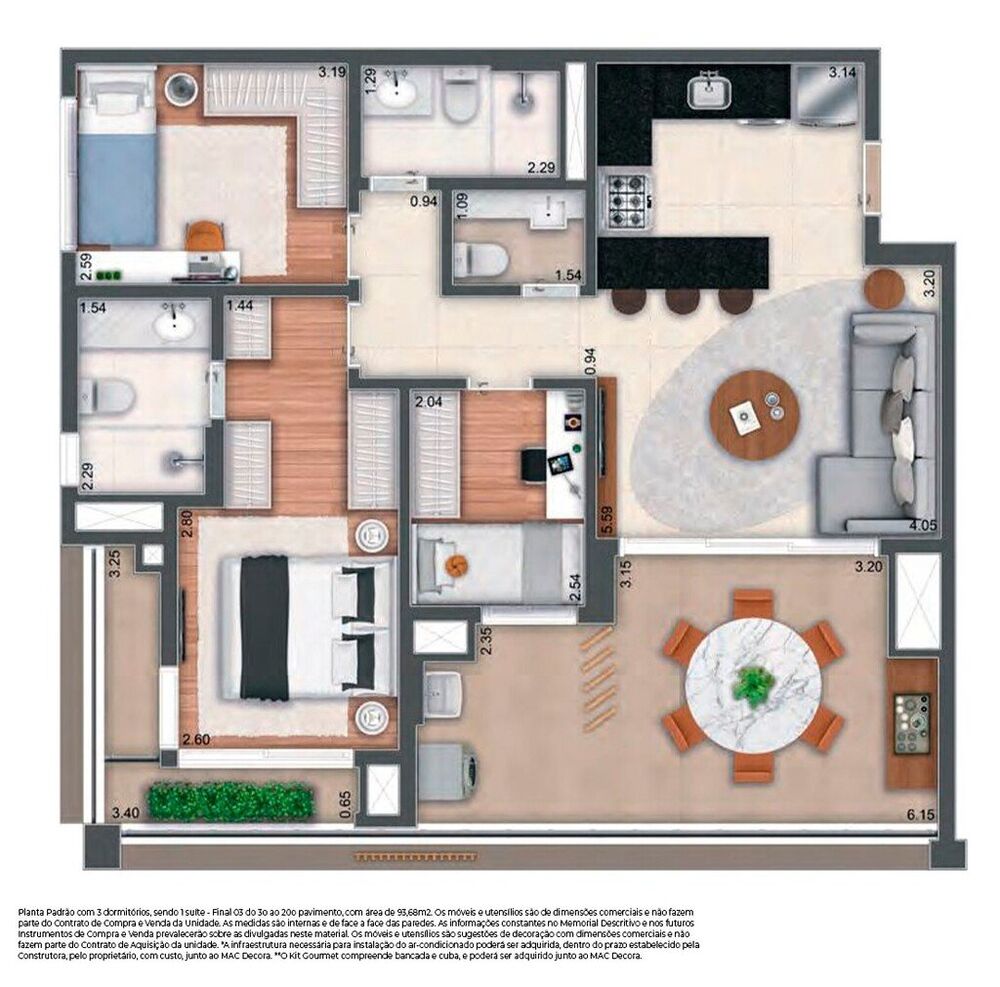 Apartamento, 2 quartos, 70 m² - Foto 13
