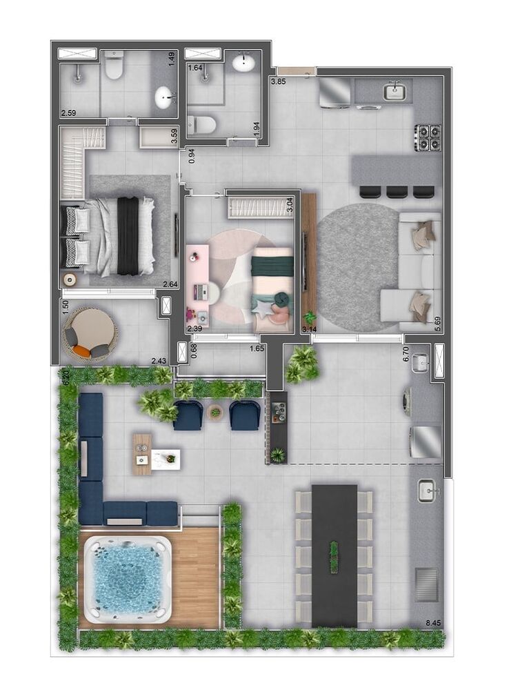 Apartamento, 2 quartos, 70 m² - Foto 15
