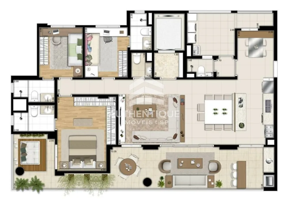 Apartamento, 3 quartos, 167 m² - Foto 4