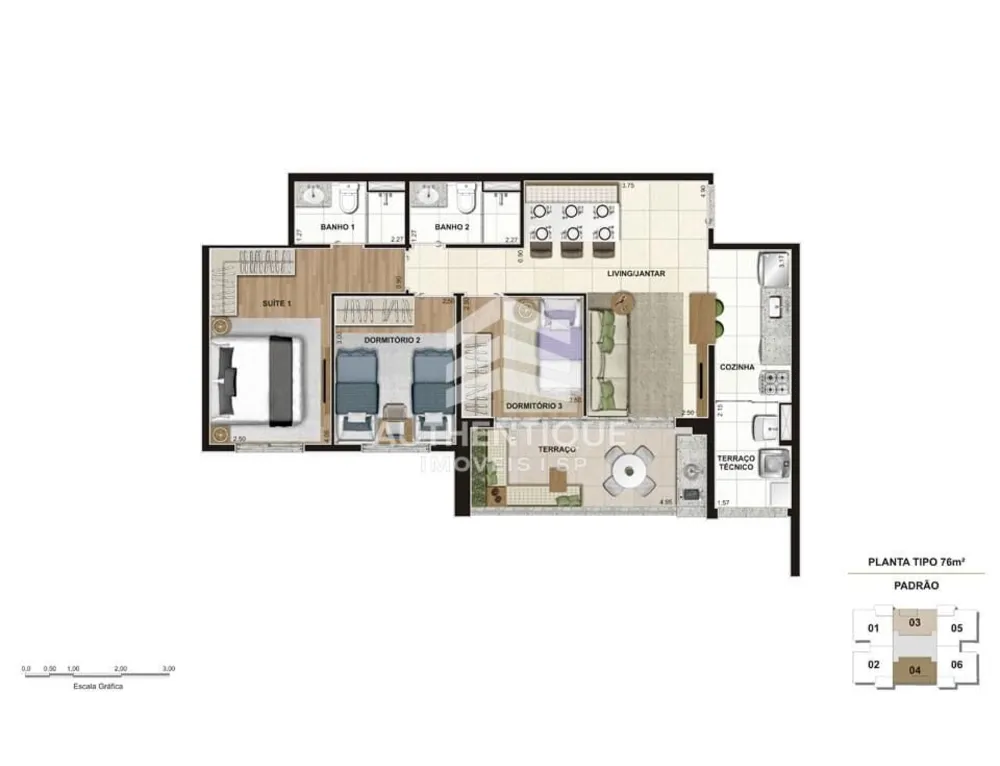 Apartamento, 3 quartos, 108 m² - Foto 23