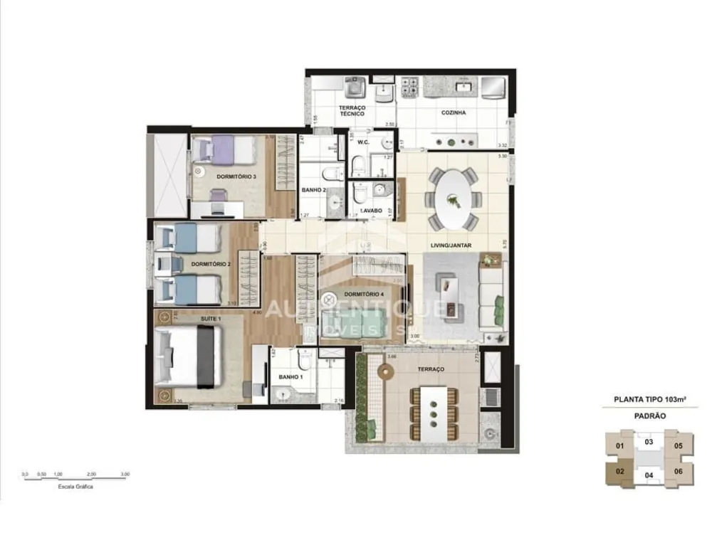 Apartamento, 3 quartos, 108 m² - Foto 14
