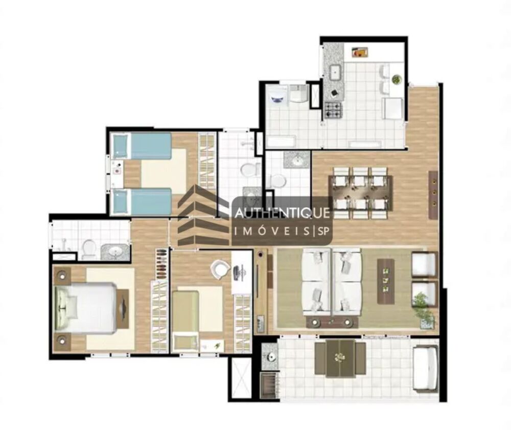 Apartamento, 3 quartos, 62 m² - Foto 8