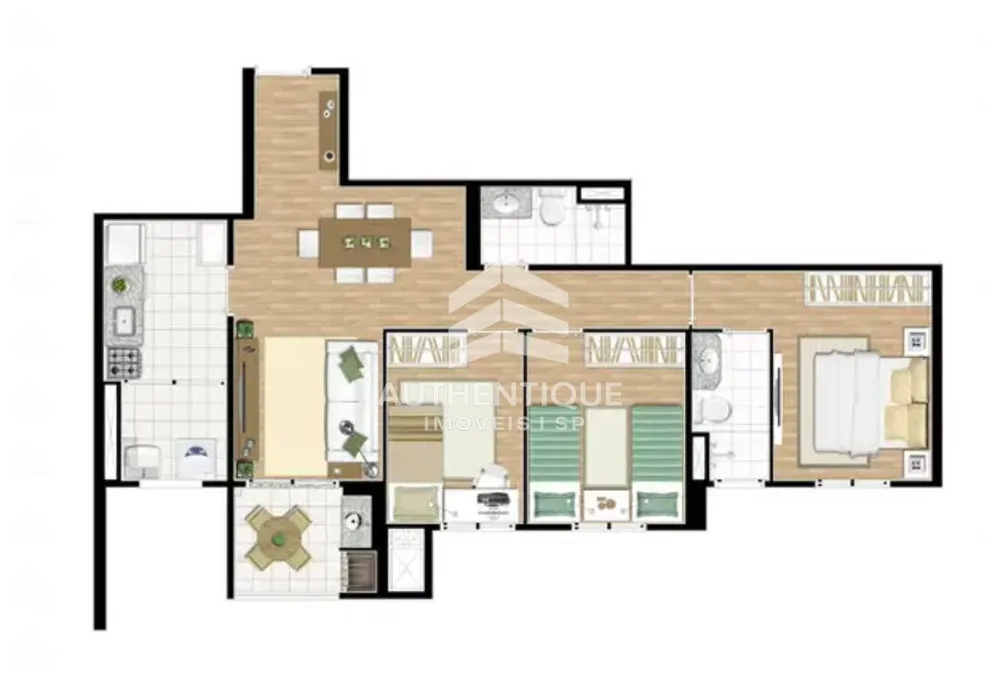 Apartamento, 3 quartos, 62 m² - Foto 20