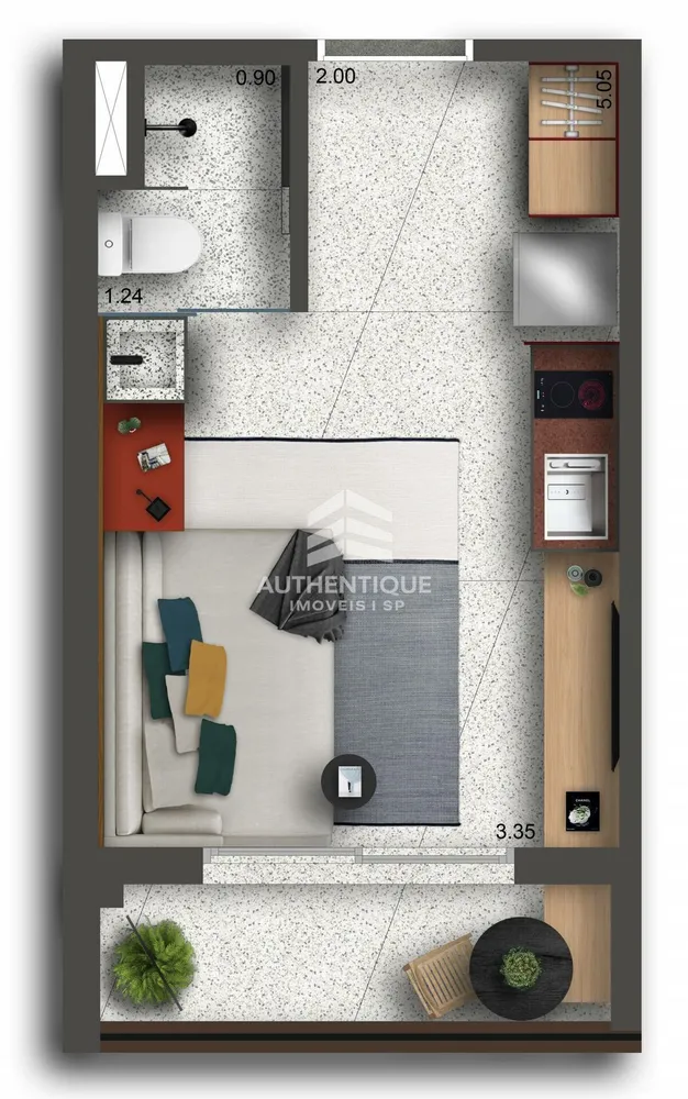 Sala-Conjunto, 28 m² - Foto 8